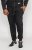 D555 Buckingham Cuffed Jogger With Side Pockets Black Tall Sizes - VÊTEMENTS HOMME MT-6XLT - Vêtements Tall Homme