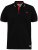 D555 SALFORD 2 Pique Polo Black - Polos - Polos homme grande taille