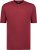 Adamo Silas Regular fit Serafino T-shirt Burgundy - T-shirts - T-shirts Homme Grande Taille