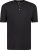 Adamo Silas Regular fit Serafino T-shirt Black - T-shirts - T-shirts Homme Grande Taille