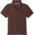 Adamo Klaas Regular fit Polo Shirt with Pocket Braun - Polos - Polos homme grande taille