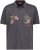 Adamo DURBAN Regular fit Polo Shirt Charocal - Polos - Polos homme grande taille