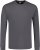 Adamo Floyd Comfort fit Long sleeve T-shirt Charcoal - T-shirts - T-shirts Homme Grande Taille