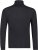 Adamo Fabio Comfort fit Turtleneck Long sleeve T-shirt Black - T-shirts - T-shirts Homme Grande Taille