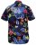 D555 TOBY Multi Colour Hawaiian AO Print Shirt - Chemises - Chemises Grandes Tailles Hommes