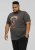 D555 DALLAS Official Gas Monkey Printed Crew Neck T-Shirt Khaki - T-shirts - T-shirts Homme Grande Taille