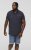 D555 DARWIN AO Printed Polo Shirt Navy - Polos - Polos homme grande taille