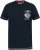 D555 GRAHAM YOSEMITE Chest And Back Printed Crew Neck T-Shirt Navy - T-shirts - T-shirts Homme Grande Taille