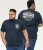 D555 GRAHAM YOSEMITE Chest And Back Printed Crew Neck T-Shirt Navy - T-shirts - T-shirts Homme Grande Taille