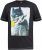 D555 MARTIN Official Batman Printed T-Shirt Washed Black - T-shirts - T-shirts Homme Grande Taille