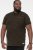 D555 RAUL AOP Jersey Polo With Jacquard Collar, Ribs And Chest Pocket Black - Polos - Polos homme grande taille