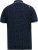 D555 OAKLEY AOP Jersey Polo With Jacquard Collar, Ribs And Chest Pocket Navy - Polos - Polos homme grande taille
