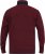 D555 HIRALDO Quarter Neck Pique Fleece Sweatshirt With Chest Embroidery Red - Sweatshirts & hoodies - Sweatshirts/Hoodies grande taille homme
