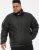 D555 Rudy Showerproof Fleece Lined Jacket With Packaway Hood - Black - Vestes - Vestes homme grandes tailles