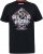 D555 MALCOM Snake And Roses Printed Crew Neck T-Shirt Black - T-shirts - T-shirts Homme Grande Taille