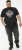 D555 MALCOM Snake And Roses Printed Crew Neck T-Shirt Black - T-shirts - T-shirts Homme Grande Taille