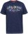 D555 Cropwell T-shirt avec imprimé pêche bleu marine - T-shirts - T-shirts Homme Grande Taille