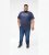 D555 Cropwell T-shirt avec imprimé pêche bleu marine - T-shirts - T-shirts Homme Grande Taille
