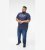 D555 Cropwell T-shirt avec imprimé pêche bleu marine - T-shirts - T-shirts Homme Grande Taille