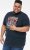 D555 JAGGER Legends Motor Bike Printed Crew Neck T-Shirt Navy - T-shirts - T-shirts Homme Grande Taille