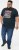 D555 JAGGER Legends Motor Bike Printed Crew Neck T-Shirt Navy - T-shirts - T-shirts Homme Grande Taille