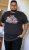 D555 LORNE Motor Bike Splatter Printed Crew Neck T-Shirt Washed Black - T-shirts - T-shirts Homme Grande Taille