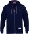 D555 IRVIN Full Zip Jacquard Hoody With Chest Embroidery Navy - Sweatshirts & Hoodies - Sweatshirts/Hoodies grande taille homme