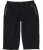 Adamo Oskar Capri Shorts Black - Pantalons/shorts de survêtement - Survêtement/jogging grandes tailles