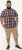 D555 Shields Button Down Collar Short Sleeve Shirt With Pocket Red Check - Chemises - Chemises Grandes Tailles Hommes