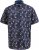 D555 Farnborough Short Sleeve Guitar AOP Shirt With Hidden Button Down Black - Chemises - Chemises Grandes Tailles Hommes