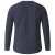 D555 Plato Long Sleeve T-shirt Charcoal - T-shirts - T-shirts Homme Grande Taille