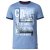 D555 Howie Fine Stripe T-shirt Blue - T-shirts - T-shirts Homme Grande Taille