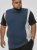 D555 Neath Cut And Sew Crew Neck T-Shirt Denim - T-shirts - T-shirts Homme Grande Taille