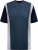 D555 Neath Cut And Sew Crew Neck T-Shirt Denim - T-shirts - T-shirts Homme Grande Taille