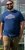 D555 Cheltenham Record With Reflection Printed T-shirt French Navy - T-shirts - T-shirts Homme Grande Taille