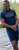 D555 Cheltenham Record With Reflection Printed T-shirt French Navy - T-shirts - T-shirts Homme Grande Taille