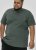 D555 Poole Circle Wave Printed Crew Neck T-shirt Khaki - T-shirts - T-shirts Homme Grande Taille