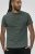 D555 Poole Circle Wave Printed Crew Neck T-shirt Khaki - T-shirts - T-shirts Homme Grande Taille