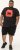 D555 Uxbridge Official ACDC Band Printed Crew Neck T-Shirt Washed Black - T-shirts - T-shirts Homme Grande Taille