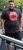 D555 Uxbridge Official ACDC Band Printed Crew Neck T-Shirt Washed Black - T-shirts - T-shirts Homme Grande Taille