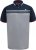 D555 Tipton Stripe Jacquard Short Sleeve Polo Navy - Polos - Polos homme grande taille