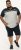 D555 Tipton Stripe Jacquard Short Sleeve Polo Navy - Polos - Polos homme grande taille