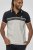D555 Tipton Stripe Jacquard Short Sleeve Polo Navy - Polos - Polos homme grande taille