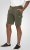 D555 Wigan 1 Elasticated Waist Fleece Cargo Shorts Khaki - Pantalons/shorts de survêtement - Survêtement/jogging grandes tailles