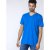 D555 Signature V-neck T-shirt Blue - T-shirts - T-shirts Homme Grande Taille