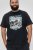D555 Knowle Detroit Motor Bike Printed Crew Neck T-Shirt Navy - T-shirts - T-shirts Homme Grande Taille