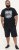 D555 Knowle Detroit Motor Bike Printed Crew Neck T-Shirt Navy - T-shirts - T-shirts Homme Grande Taille