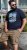 D555 Knowle Detroit Motor Bike Printed Crew Neck T-Shirt Navy - T-shirts - T-shirts Homme Grande Taille