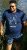 D555 Cameron Official Terminator Printed Crew Neck T-Shirt Dark Navy - T-shirts - T-shirts Homme Grande Taille