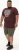 D555 Loughborough Official Gas Monkey Crew Neck T-Shirt Burgundy Black Twist - T-shirts - T-shirts Homme Grande Taille